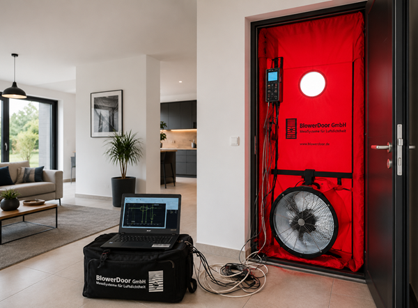 Infiltrométrie (Blower Door test)